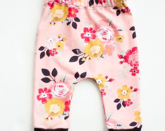 Pink Flower Burst Legging/Baby Legging