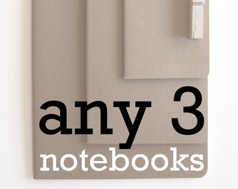 Any 3 MOLESKINE® Notebooks: Chose any 3 notebooks; Set of 3 Notebooks; Notebook Promotion; Special Price Notebooks;