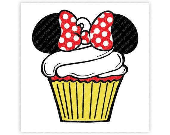 Download Disney Mickey Minnie Mouse Cupcake Birthday Icon Head