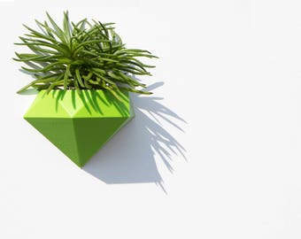 Wall hanging planter Diamond 3D printed Ruby