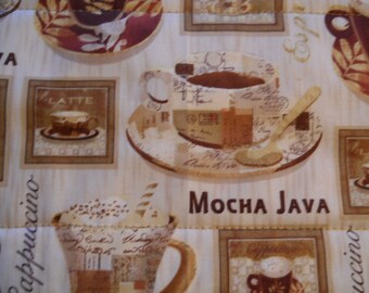 Set of 2 French Press Coffee Mats Coasters