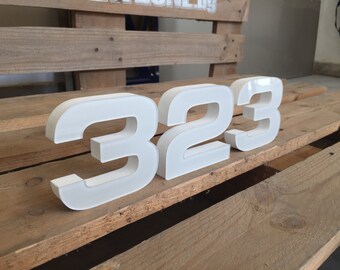 Set of Numbers House Number Address sign Modern house numbers