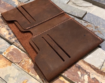 Wallet•Leather Wallet•Mens Leather Wallet Slim•Distressed Leather Wallet•Minimalist Wallet•Personalized Bifold Wallet