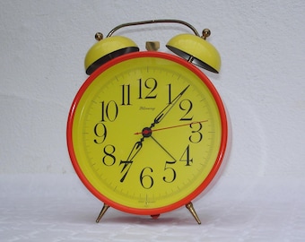 Great 70s. Blessing-West Germany alarm clock/clock/Wall Clock