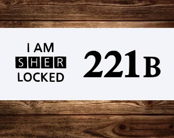 BBC Sherlock Holmes Decals