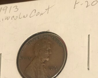 1913 Cent feine F20 tollen Details