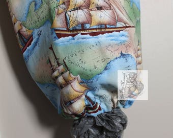Ship Grocery Bag Holder // Bag Holder // Bag Dispenser // Plastic Bag Holder // Plastic Bag Dispenser