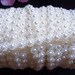 3/8 inch wide white or ivory color Flatback pearl trim price for 1 yard