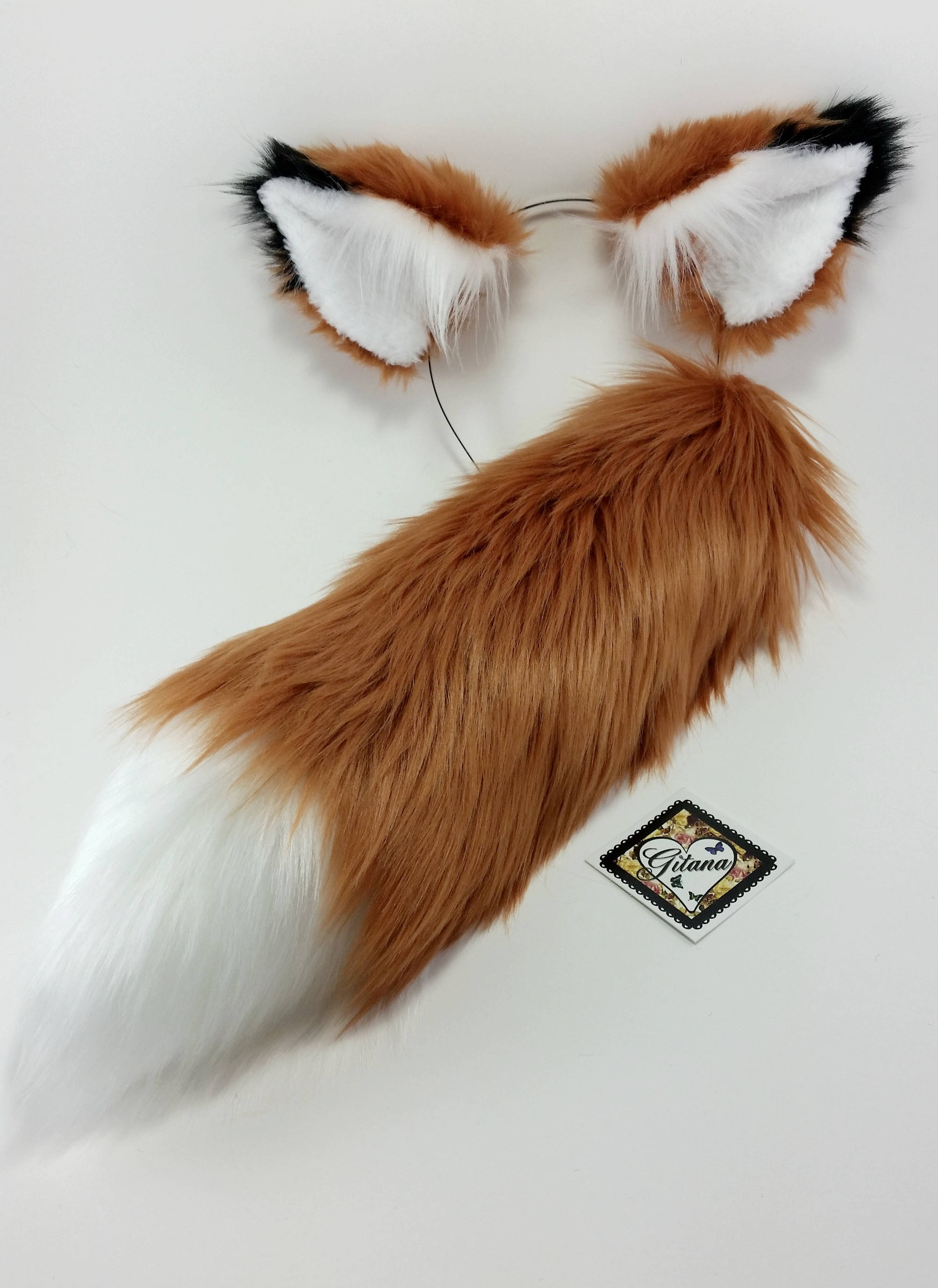 Realistic Fox Ears And Tail Set Fox Ears And Tail Fox 3612