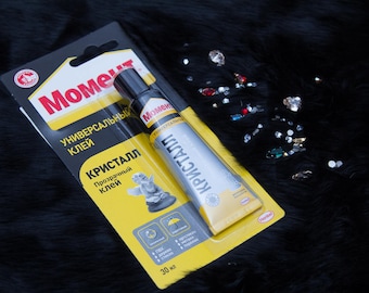 Glue moment cristal,Universal glue,Transparent glue 30 ml.