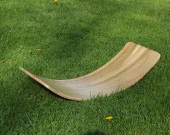 Wooden rocker board - Kids balance board - Waldorf board - Yoga board