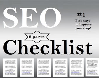 Download Now. An SEO Checklist, 6 critical steps and 16 actions. SEO Help