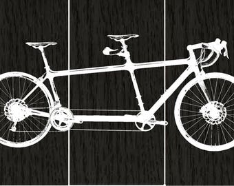 XXL 4' x 6' Tandem Bicycle