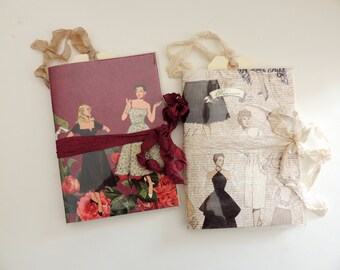 Fashionista Notebook, Fashion Notebook, Retro Fashion Notebook, High Fashion Notebook, Coco Chanel Tag
