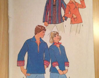 Simplicity Sewing Pattern 7401 Misses Pullover Top Size 12-14