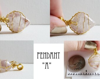 Lithium Quartz Pendant