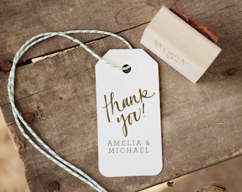 Personalized Thank You! Rubber Stamp