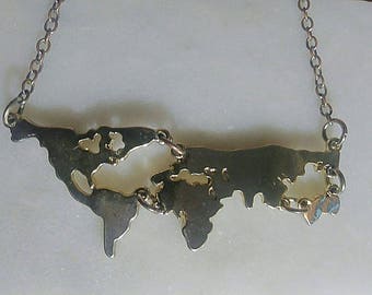 Wanderlust Continent Map
