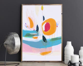 Colorful Painting -Colorful Abstract Art - Modern Painting - Original Modern Art - Modern Office Decor - Abstract Painting - Light painting