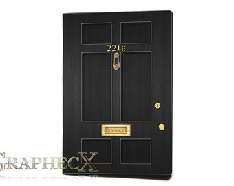 Sherlock Holmes, John Watson inspired personalized journal notebook