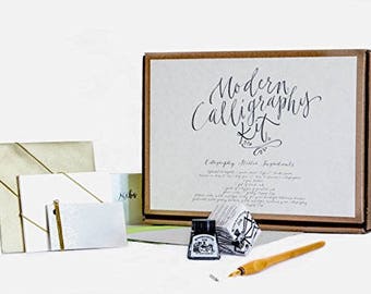 Kit di calligrafia da Kirsten Burke - principianti Gift Set - adulto Starter Kit
