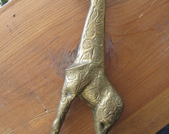MCM Brass Giraffe Figurine