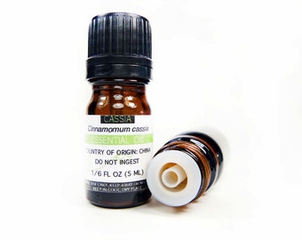 Cassia Essential Oil, 5ML or 15ML, 100% PURE & Therapeutic Essential Oil