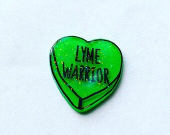 Lyme Disease Awareness pin