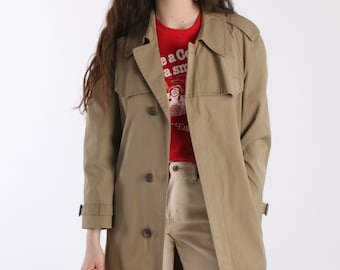 Vintage Midi Length London Fog Trench / Vintage Trench Coat / Trench Coat