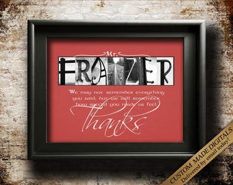 Teacher Appreciation Gift For Teacher Thank You Teacher Gift Teacher Quote Student Teacher End of year teacher life unique teacher gift JPG