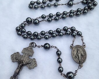 Genuine Hematite Rosary