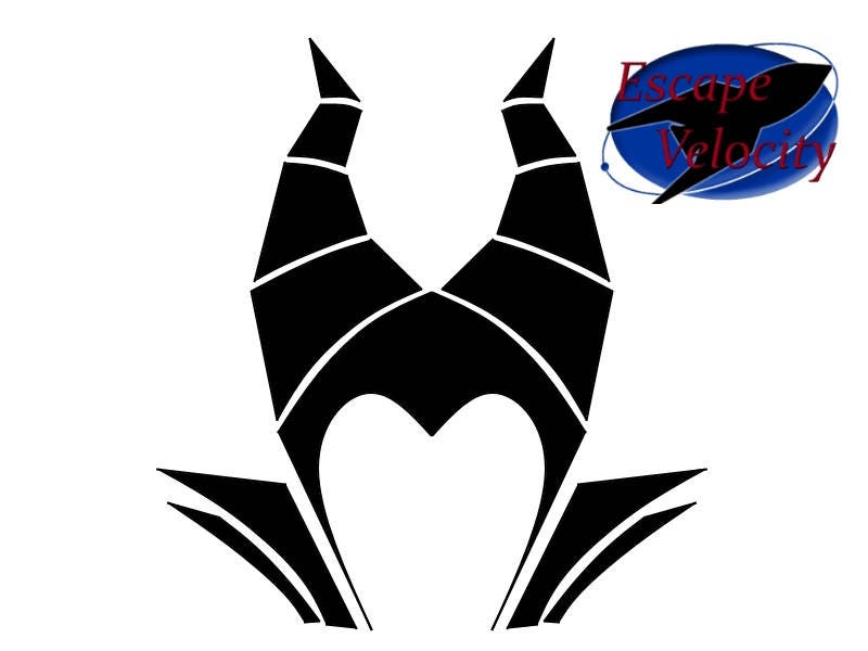Download Maleficent Monogram Castle Cut File For Silhouette Cricut