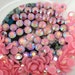 1000 Pieces 3mm Pink Jelly AB Resin Flatback Rhinestones Gems Nail Art Deco