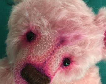 Stella, Ooak mohair artist bear collectible heirloom Alaine Ferreira, Bearflair