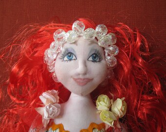 OOAK Soft Sculpture Art Doll - Etta