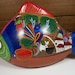 Vintage Beautiful and Amazing Redware Pottery Large Painted Fish Mexico Folk Art Tonala