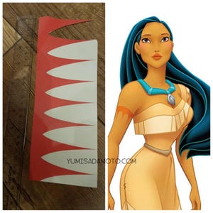 Pocahantas tatoo temporary tattoo for cosplay costume or party Disney