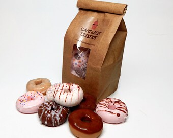 Mini Donut Soaps - Eight Pack in a Bakery Bag