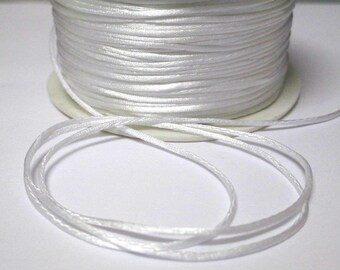 5 m white rat tail 1 mm
