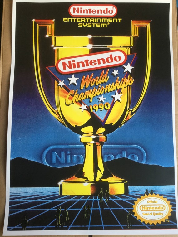 Nes 1990 nintendo world championships game Poster Print In