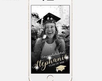 LIMITED TIME! Snapchat Geofilter Graduation, Geofilter Party, Graduation Party, Graduation Geofilter, Graduation Filter, Class of 2018 grd04