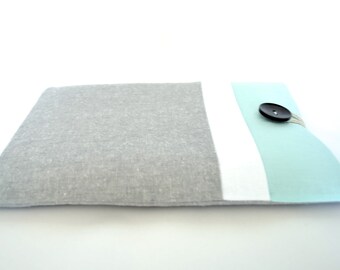 14 inch Laptop Sleeve, 15.6 Computer Case, MacBook Pro 13.3", 15.4" Retina Display New MacBook Pro Cover - Aqua Gray