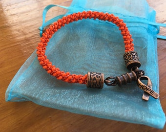 Leukemia Awareness Bracelet w/Awareness Charm