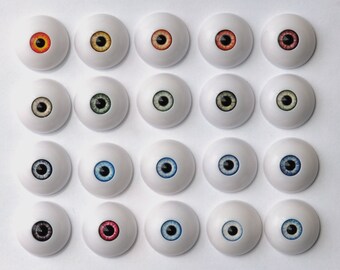 BJD acrylic eyes - small iris - 14mm - 16mm