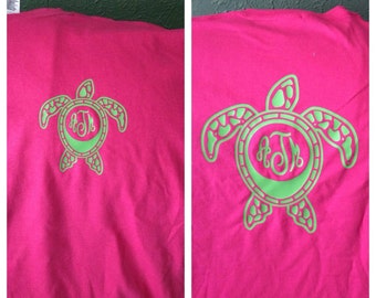 Monogrammed Turtle Shirt