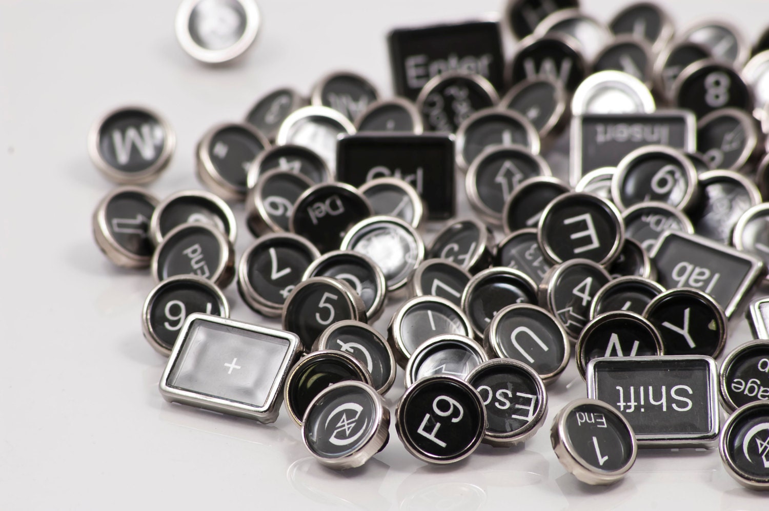 Typewriter Keys Datamancer Vintage Antique Style Key Caps