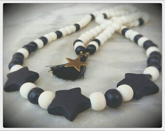 Bohemian necklace {rain of stars}