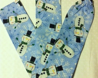 Snowmen and Snowflakes Stethoscope Cover