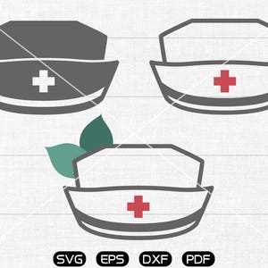 Nurse hat svg | Etsy