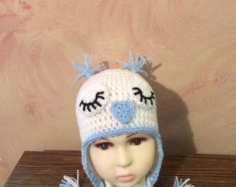 Owl Earflap Hat
